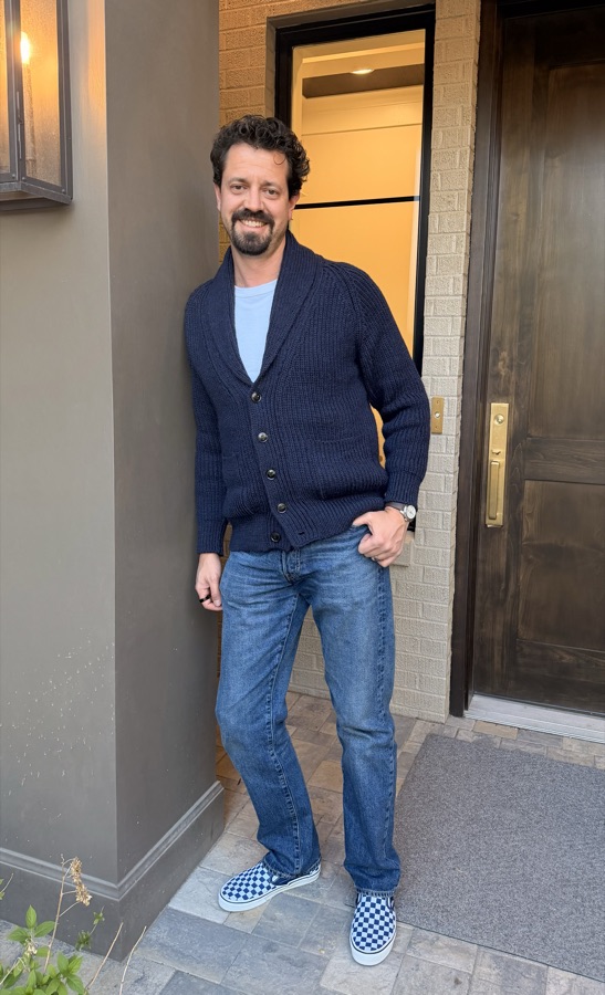 Jeff wearing outfit 1