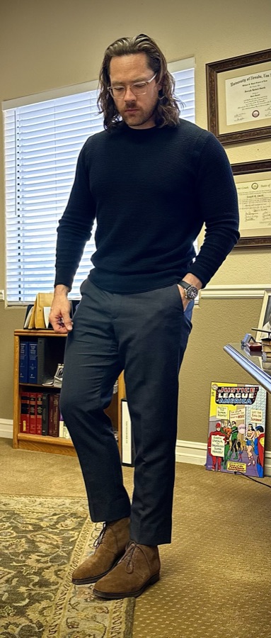 Joseph wearing outfit 2