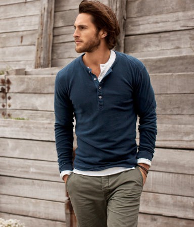 layering with a henley