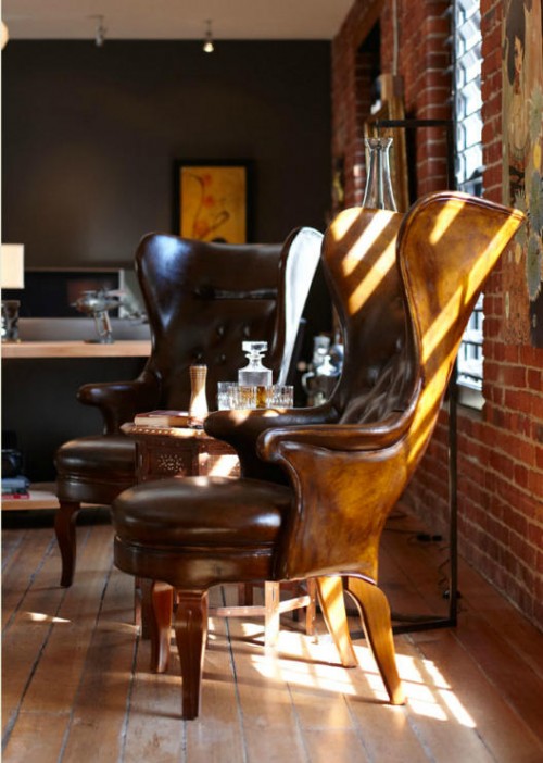 Masculine Leather Chairs