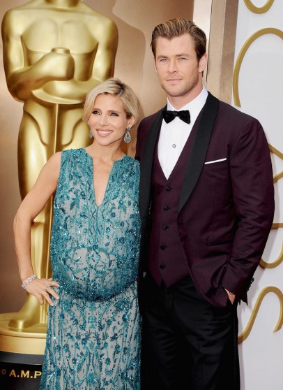 Chris Hemsworth Elsa Pataky Oscars 2014 Red Carpet